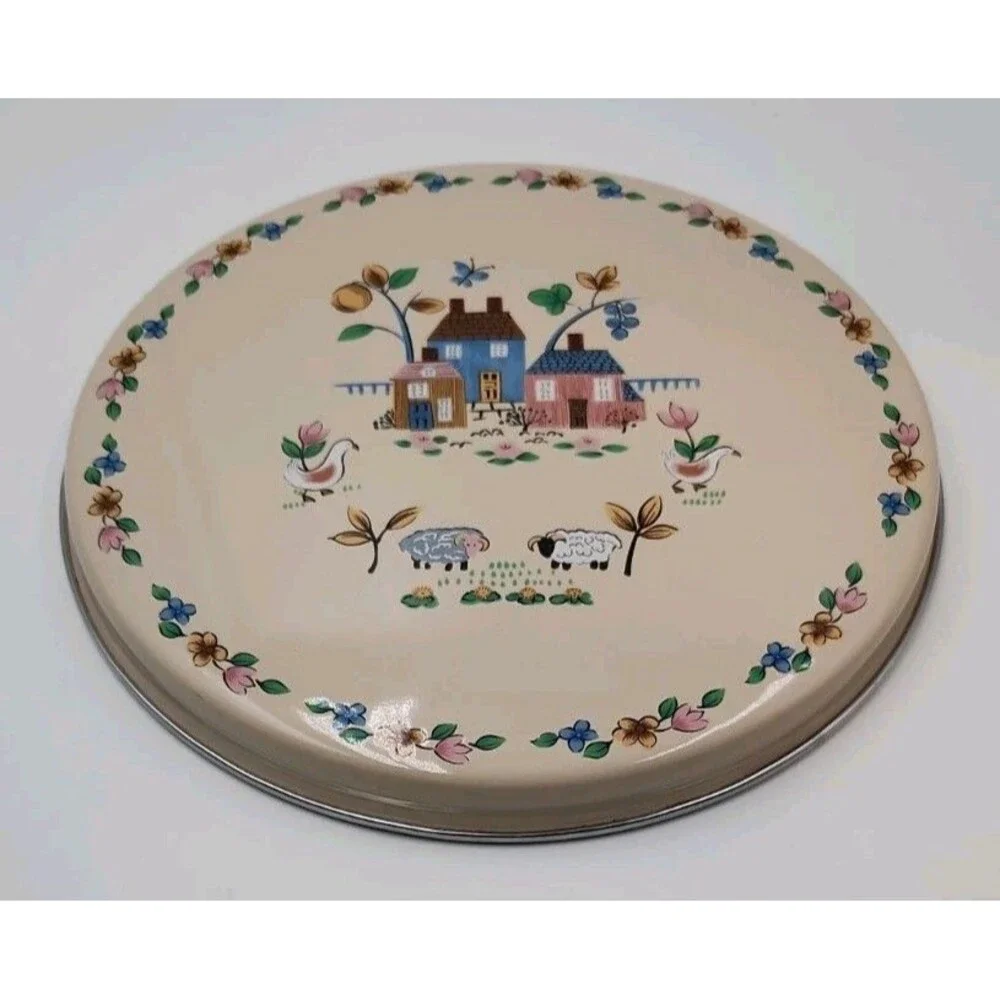 Vintage Heartland by International Stove Covers Set of 4, 8 Inch 10 Inch